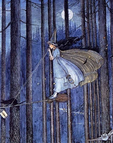 The Feminine Power of Ida Rentoul Pucheite's Witch Illustrations